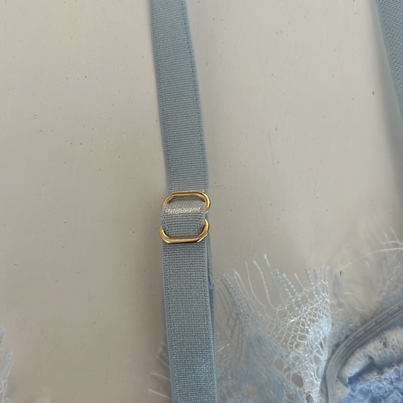 (NWT) Mele E Pere Bralette Baby Blue Size Small - Picture 4 of 7